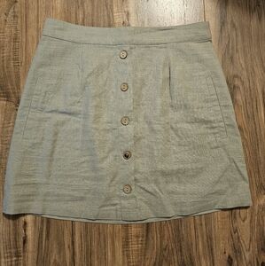 Altar'd State Gray Pencil Mini Skirt Casual